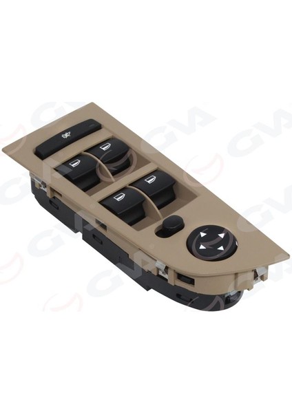 8099015 - Cam Açma Anahtarı Sol Dörtlü Katlanmaz Bej Çerçeveli Bmw E90 E91