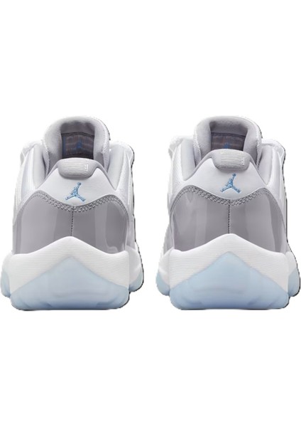 Air Jordan 11 Retro Low Unisex Leather Sneaker Hakiki Deri Unisex Günlük Spor Ayakkabı Beyaz Gri fırsatları