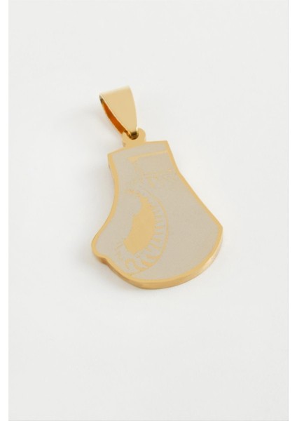 Ds-Derin Boks Eldiveni Çelik Kolye Ucu 2,5 Cm-Sarı