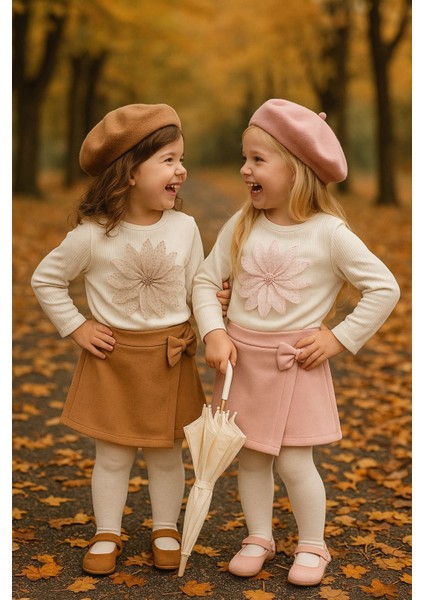 Şort Etekli Çiçekli Takım fiyatları