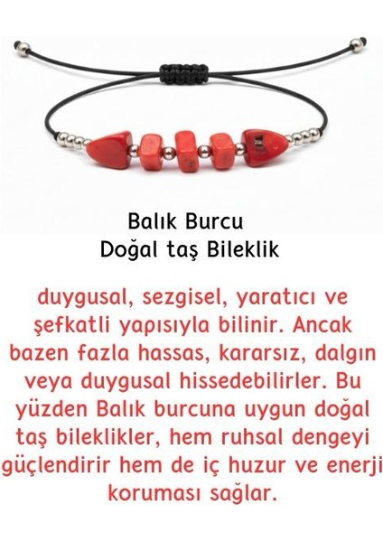 Balık Burcu Yıldız Doğal Taş Ip Burç Bilekliği Halhal modelleri