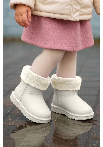 Çocuk Içi Kürklü Su Geçirmez Yağmur, Kışlık Bot