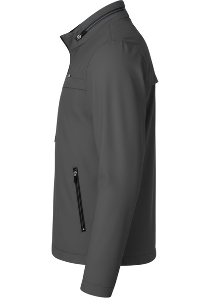 Erkek Gri Pamuk Polyester Karışımlı Su Itici Içi Kürklü Kaban – Rüzgar Geçirmez, Hafif ve dayanıklı modelleri