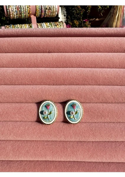 Vip Mineli Sanat Küpe