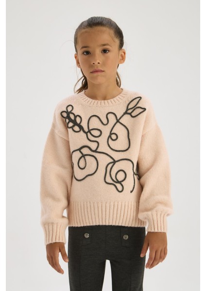 Bg Store Kız Çocuk Pudra Kazak fiyatları