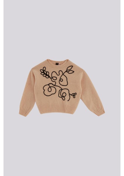 Bg Store Kız Çocuk Pudra Kazak indirimleri