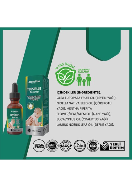 Tussiplus Masa Yağı 30 ml fırsatları