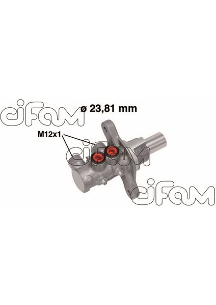 Cıfam 202700 - Fren Ana Merkezi Opel Corsa D 06 14 Corsa E 14 19 Adam 12 19 Arka Disk Frenler Için
