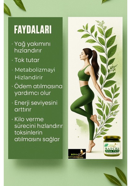 %100 Doğal Matcha & Zeytin Yaprağı Karışımı | Detox Form - Kıloverme Ve Zayiflamaya Yardımcı fiyatları
