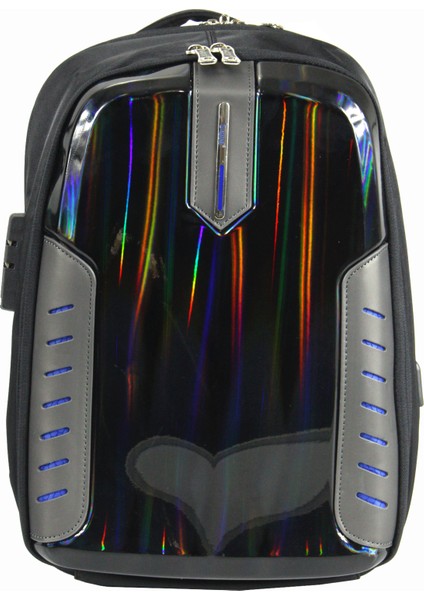 S24138 Polyester Laptop/sırt Çantası Siyah - Mavi fiyatları