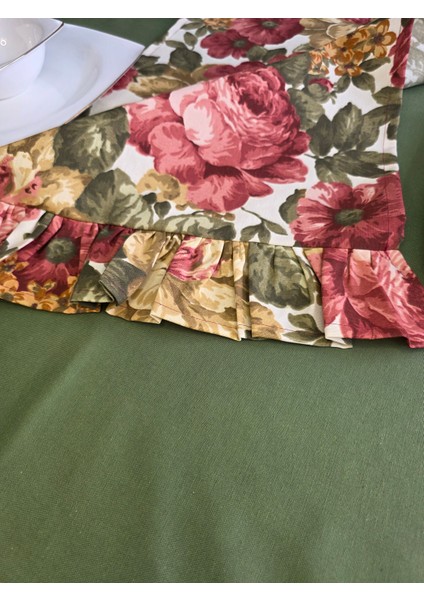 Iki Tarafı Fırfırlı Runner Çiçekli indirimleri