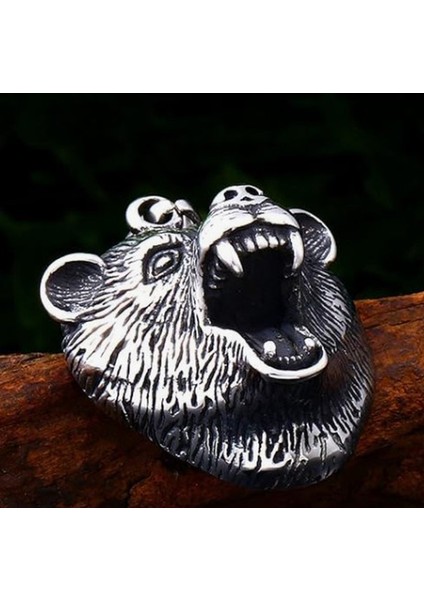 Double Bear Set – Viking Ayı Figürlü Paslanmaz Çelik Erkek Kolye Seti (2’li) fiyatları