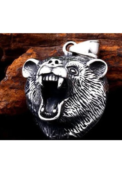 Double Bear Set – Viking Ayı Figürlü Paslanmaz Çelik Erkek Kolye Seti (2’li) indirimleri