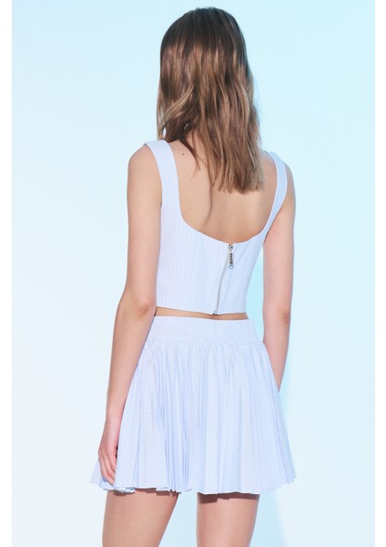 Studio SS6014 Bebe Mavısı Etek modelleri