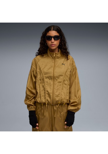 Dare To Oversized Woven Kadın Sarı Ceket.69