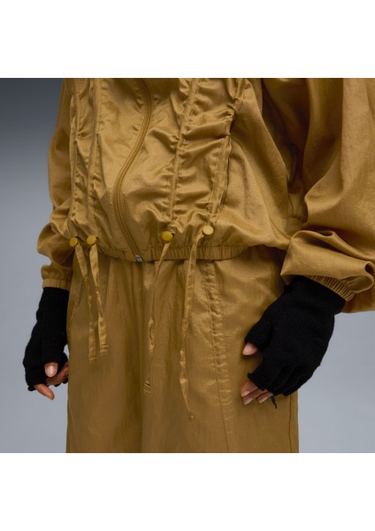 Dare To Oversized Woven Kadın Sarı Ceket.69 indirimleri