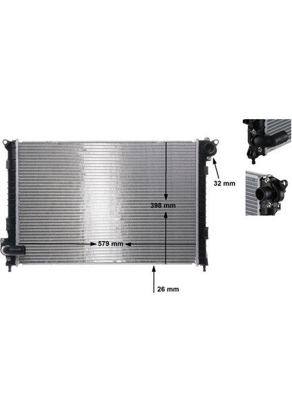 Motor Su Radyatoru Mını R50 R52 R53