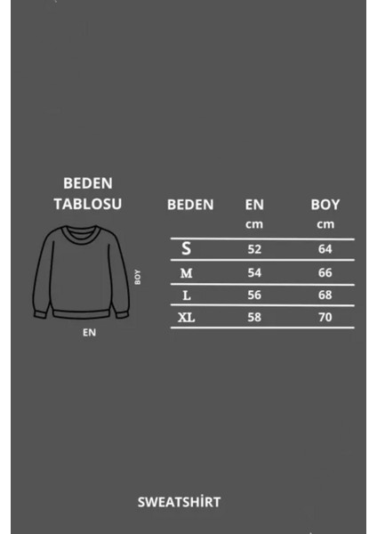 Unisex Siyah Smile Logo Baskılı Oversize Sweatshirt Ck-Smilesyhsweet fırsatları