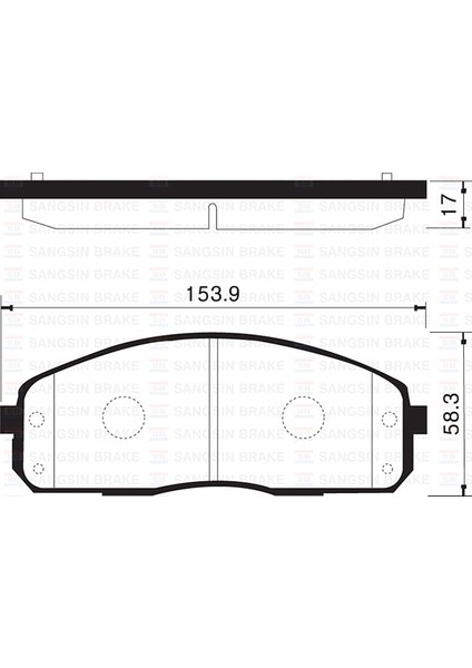 Ön Fren Balata Hyundaı H100 2.5l Kamyonet 04- / Kıa K2500 D4CB Kamyonet 12- / K2900 08-
