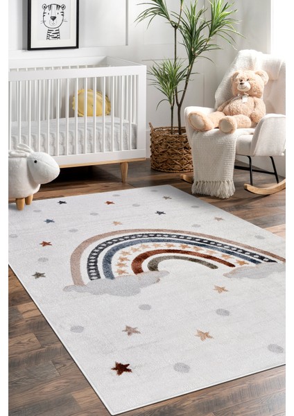 Bolero Çocuk Halısı | Eğlenceli Desenler, Dokuma Tabanlı, Tozumaz ve Kolay Temizlik