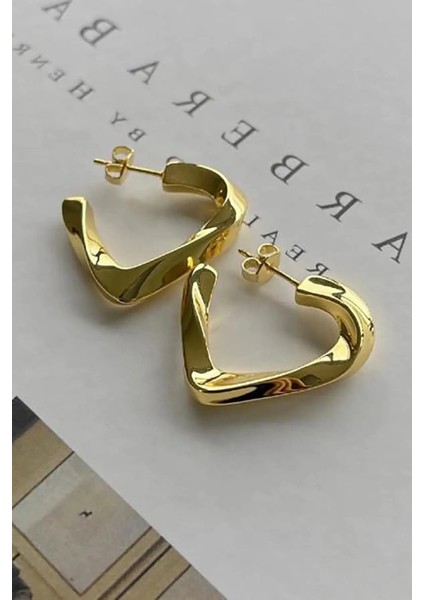 Minimal Tasarım Çelik Küpe