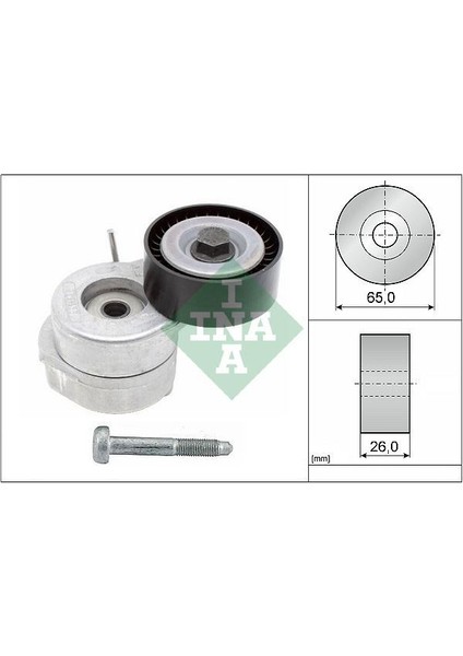 534060710 - 534007010-ALTERNATÖR Gergi Rulmanı Kütükl Doblo-Palıo-Albea-Fıorıno-Nemo-Bıpper-Punto-Ford Ka 1.3mtj