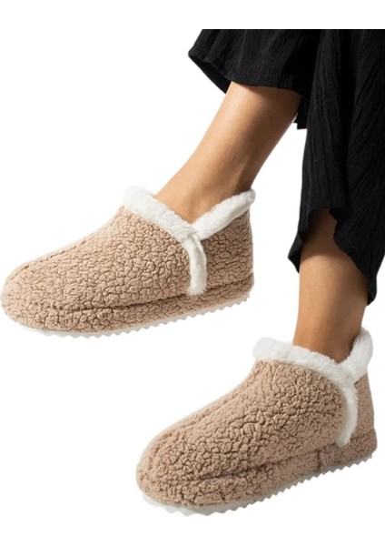 Kadın Içi Tüylü Yumuşak Rahat Kaydırmaz Panduf Ev Ayakkabısı Unisex 1021-124-0003