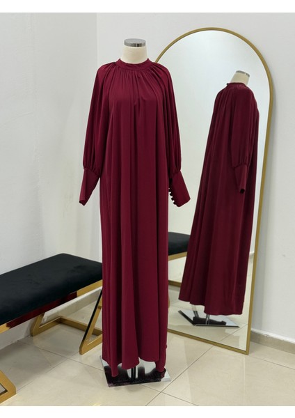 Reglan Kol Büzgülü Elbise 5072 fiyatları