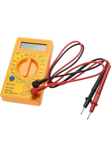 Dijital Multimetre Avometre LED Ekranlı Akım Volt Amper Ölçüm Aleti Cihazı