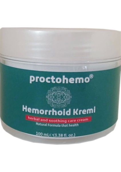 Proctohemo Hemorrhoıd Kremi 100 ml 3 Adet
