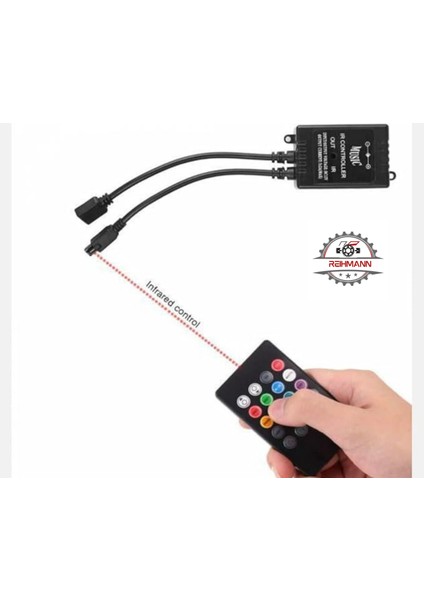 Volkswagen Polo 6r 2009-2010-2011-2012-2013-2014-2015-2016-2017 Ayak Altı LED 12 Ledli Lamba Sese Duyarlı LED Müziğe Duyarlı LED