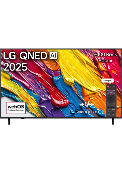 65QNED82A6B 65'' 164 Ekran Uydu Alıcılı 4K Ultra HD webOS QNED TV