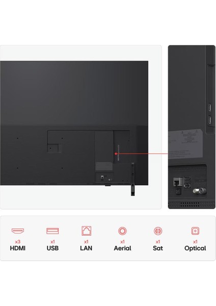 65QNED82A6B 65'' 164 Ekran Uydu Alıcılı 4K Ultra HD webOS QNED TV indirimleri