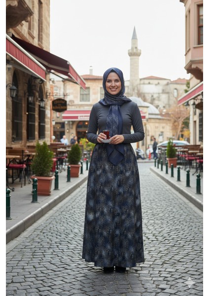 Kadın Anne Çan Etek Soft Dokulu Iç Göstermez Zahmetsiz Desenli Dökümlü Tam Kalıp fırsatları