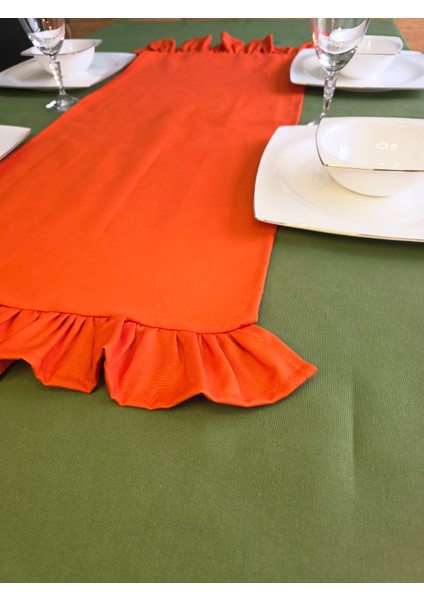 Iki Tarafı Fırfırlı Runner - Sıvı Itici Özlliğe Sahip fiyatları