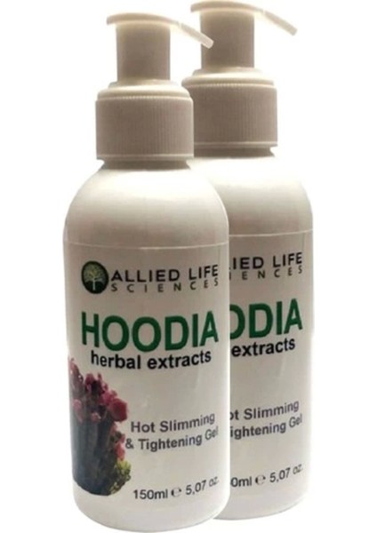 Allied Life Sciences Hoodia Herbal Extracts Hot Slimming & Tightening 150 ml x 2 Adet