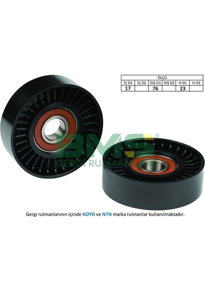 Kayıs Gergı Rulmanı Mercedes W168 W169 W245 W414