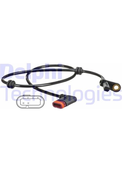 Delphı SS20543 - Abs Sensoru Arka Mercedes S-Class W221 C216 09 13