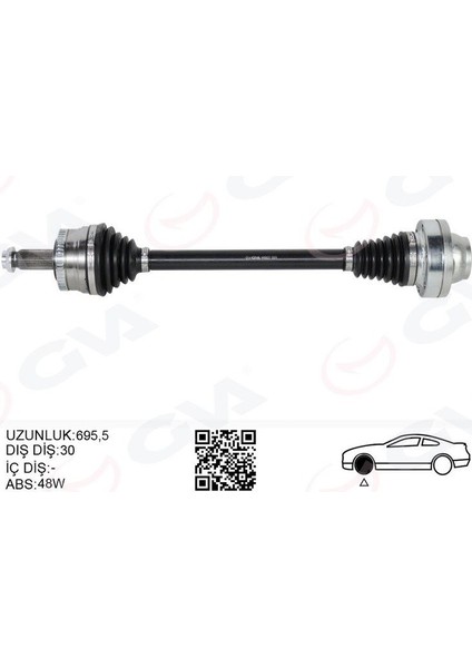4499227 - Komple Aks Arka Sağ/sol Range Rover 3 Vogue L322 02 12 692MM