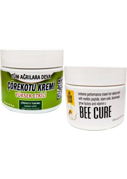 Çörek Otu Kremi Vücut Agrilarına 100 ml - Bee Cure Krem 150 ml