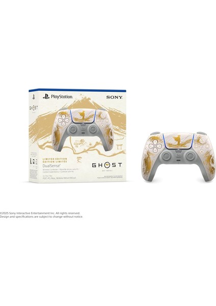 Ghost Of Yōtei Gold Limited Edition Ps5 Oyun Kolu Dualsense Kablosuz modelleri