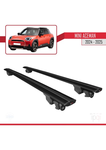 Mini Aceman Se 2024-2025 Arası ile Uyumlu Hook Model Ara Atkı Tavan Barı Siyah 2 Adet fırsatları