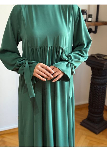Kol Bağlamalı Oversize Elbise 1001