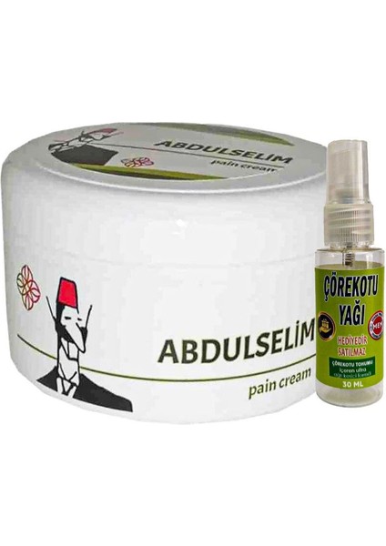 Abdülselim Ağrı Dindirici Masaj Bakım Kremi 200 Ml+Çörek Otu Ağrı Yağ ile