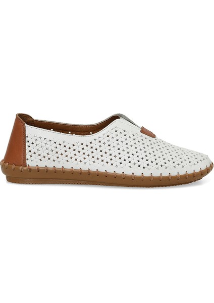 166102.Z5FX Beyaz Kadın Düz Ayakkabı