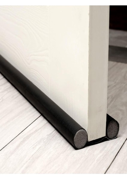 2 Adet Kapı Altı Soğuk Önleyici Süngeri Izolasyon Fitili Ses Engelleyici Kapı Pencere Soğuk Önleyici Süngeri