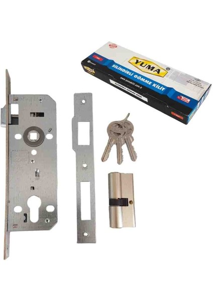 Silindirli Gömme Kilit 40MM