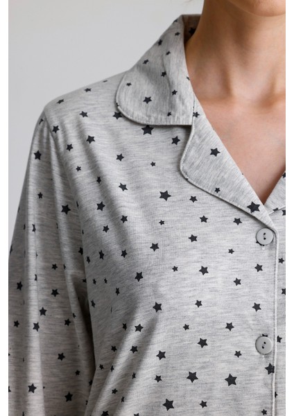 Yıldız Desen Pamuk Kadın Pijama Takım fiyatları