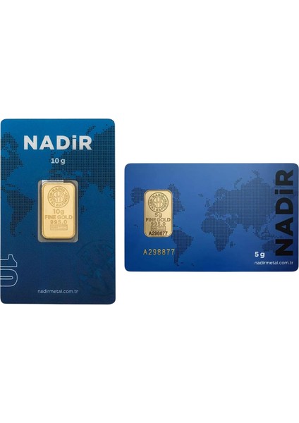 15 Gram (10+5) Külçe Gram Altın 24 Ayar modelleri