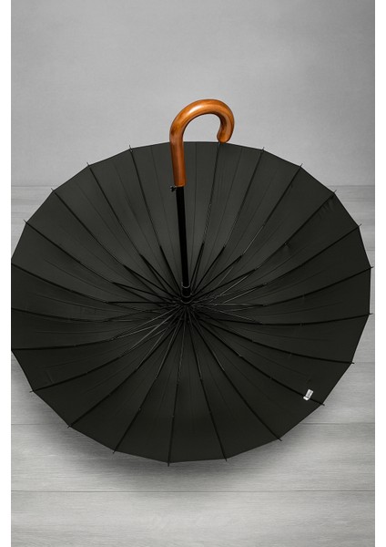 24 Telli Protokol Şemsiyesi Çift Kişilik Ahşap Saplı Premium Şemsiye 120 cm Çap Kılıflı fiyatları